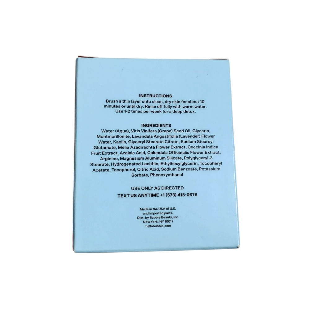 Skincare Mask Bubble Come Clean Detoxifying Clay Fragrance-Free Skincare Mask - Picture 6 of 7